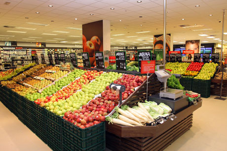 konzum fruits and vegitables